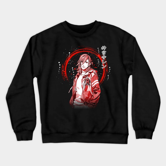 Idol Revolution UtaPri Phenomenon Crewneck Sweatshirt by Merle Huisman